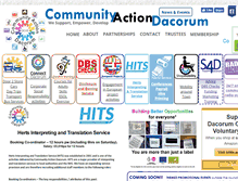 Tablet Screenshot of communityactiondacorum.org